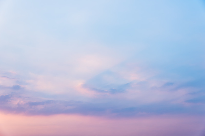 日落的天空