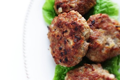自制肉饼汉堡作为安慰食物