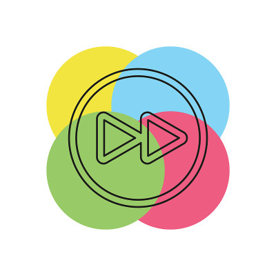 Rewind vector icon