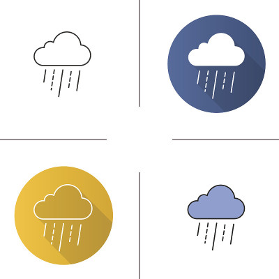 下雨的云图标