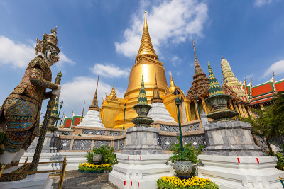 翡翠佛寺或玉佛寺，曼谷，泰国