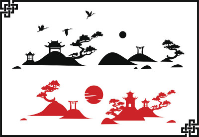 摘要中国风景