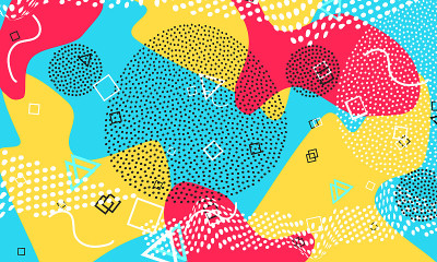 Pop art color background. retro pattern