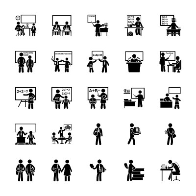 学校字形图标设置