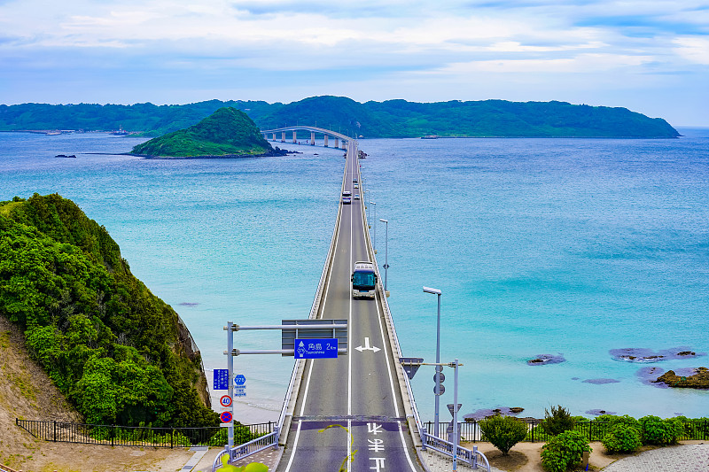 日本津岛大桥景观