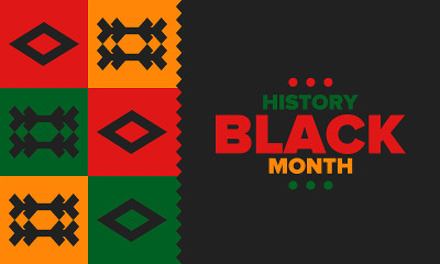 Black History Month. African American History. Cel