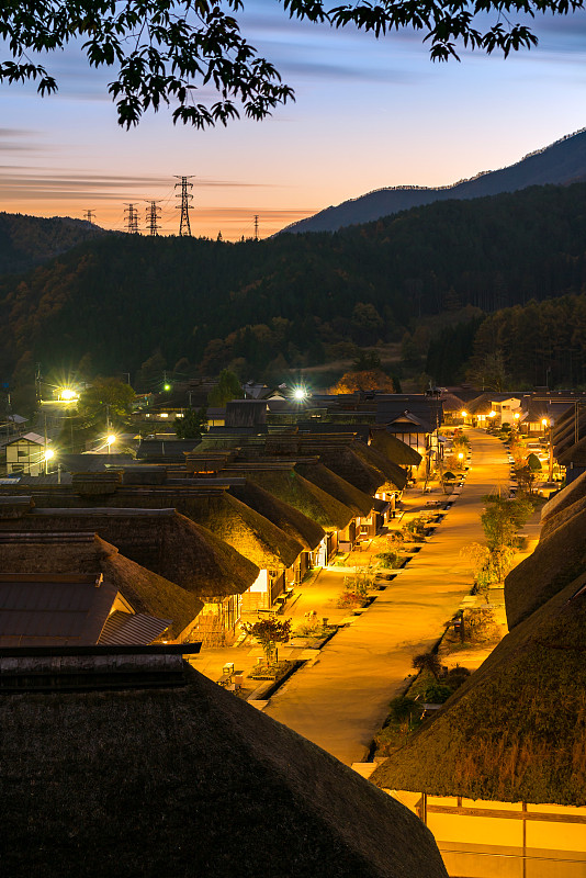 日本福岛落日村