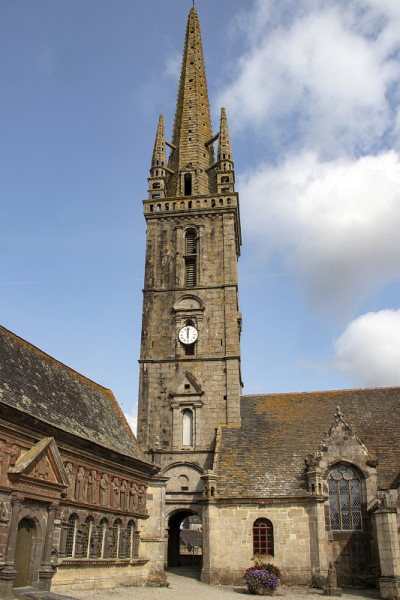 Sizun。圣苏里奥教堂，菲尼斯特。Brittany