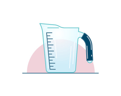 量杯，矢量图