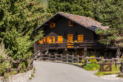 Champoluc, Val d' ayas, Aosta, Valle d'Aosta，意大利