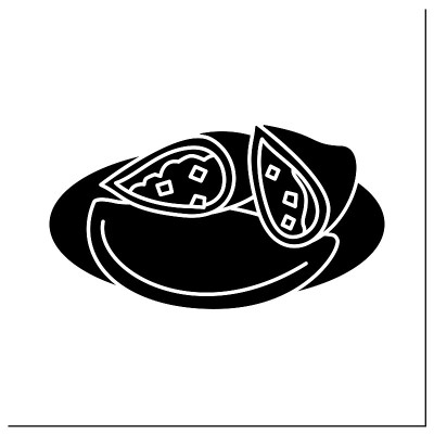 非洲-加勒比食物符号图标