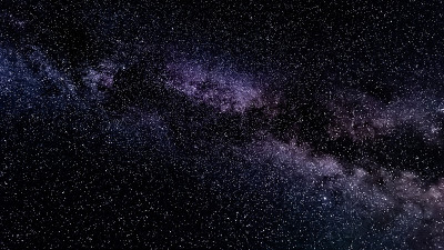 夜空中的银河
