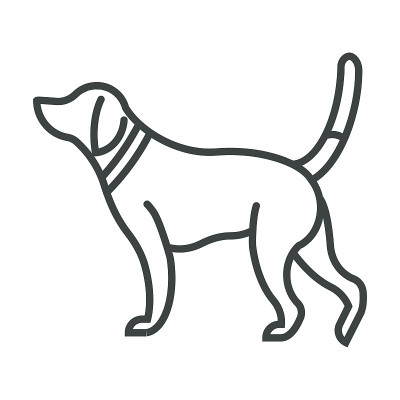 猎犬矢量图标