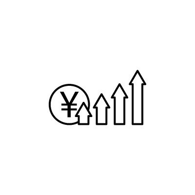 箭头，向上，元图标。财务说明元素。标志和符号图标可以用于网页，标志，移动应用程序，UI, UX