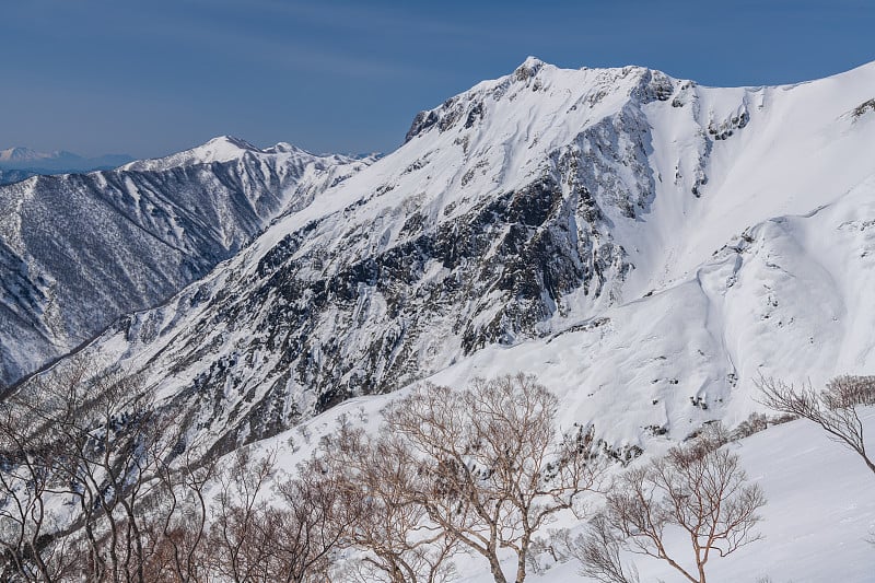 春天从天神岭看大泉山和马奈田山