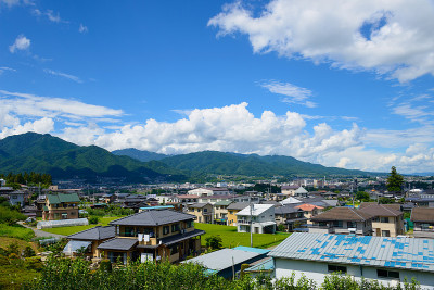 日本长野饭田城景