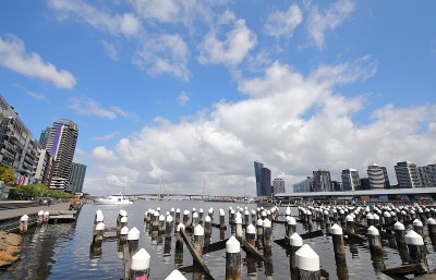 码头区城市景观澳大利亚墨尔本