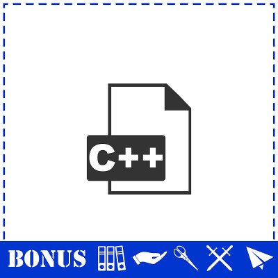 C file icon flat