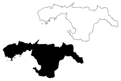 基苏木县(肯尼亚共和国尼扬扎省)地图矢量图、草稿基苏木地图