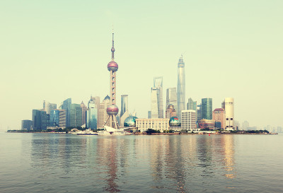 上海的天际线,中国