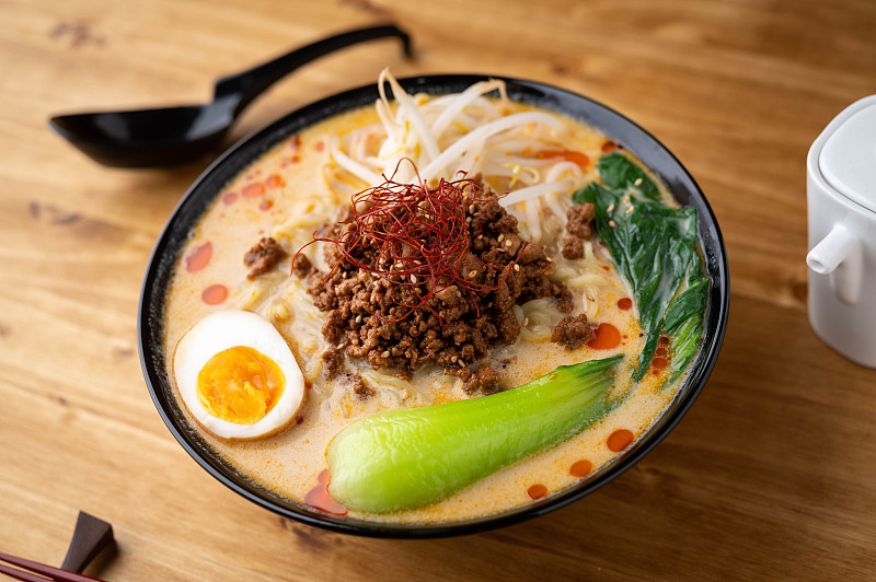 tantanmen，日本风格的拉面