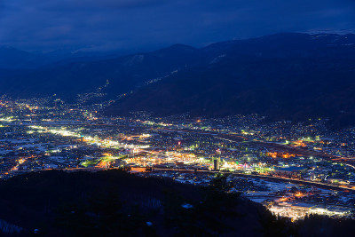 日本长野市须和市景