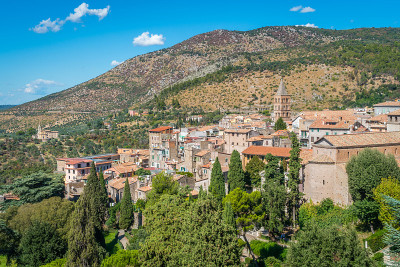 风景优美的Villa d'Este，蒂沃利，拉齐奥，意大利中部。