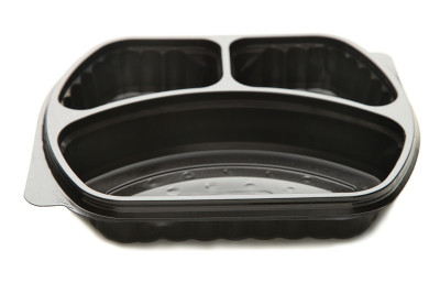 黑色食品容器