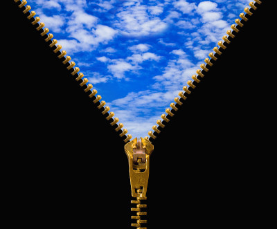 拉链和天空
