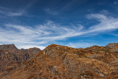 喜马拉雅山脉如画的风景