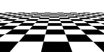 矢量棋盘透视网格。技术线框的风景。棋盘背景。