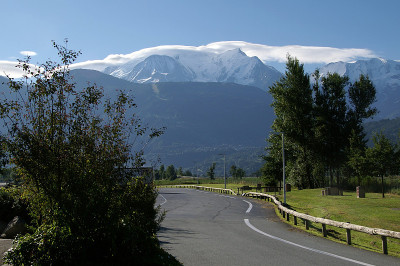 风景与勃朗峰