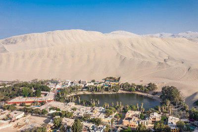 Huacachina沙漠沙丘