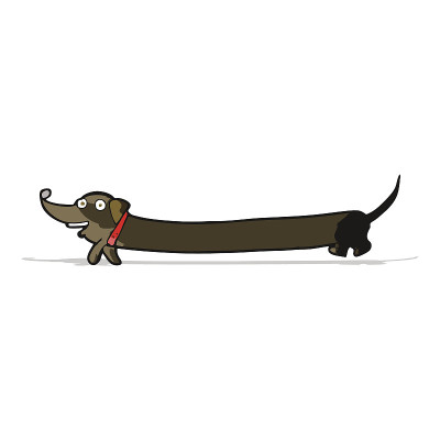 卡通小猎犬