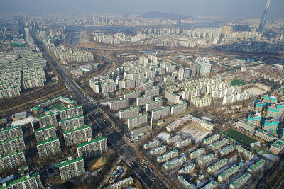 韩国首尔，嘉浦洞，江南谷