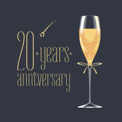 20周年向量图标