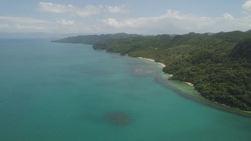 卡拉莫群岛海景，卡马里纳斯苏尔，菲律宾