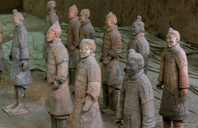 秦始皇陵兵马俑-中国西安的第一位皇帝-联合国教科文组织世界遗产-陕西-中国-亚洲