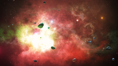 夜空、星云和星系中的星星