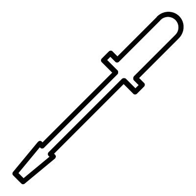 螺丝刀图标设计矢量模板
