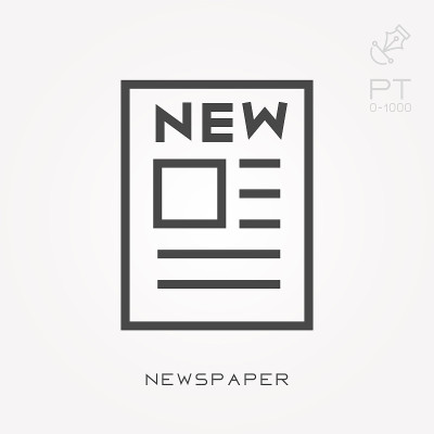 行图标报纸