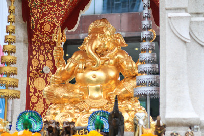曼谷Ratchaprasong的皮卡内什或Ganesh神殿