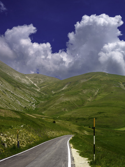 钢琴大di Castelluccio，山区和乡村景观