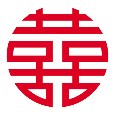 红色是中国双喜的象征