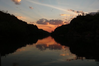 夕阳反射