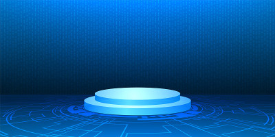 Podium with technology circuit base, technology pe