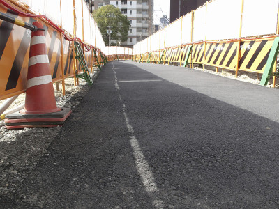 临时人行道建设