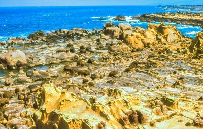 台湾海岸风光，基隆海岸线