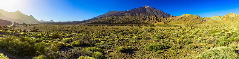 特内里费岛上的泰德火山景观
