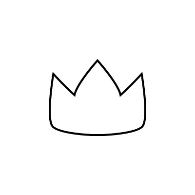 皇冠图标，国王矢量，皇后插图